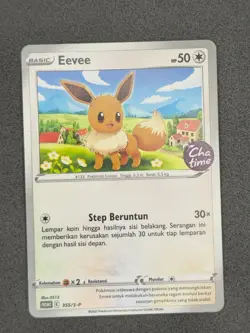 Pokemon TCG Indonesia Eevee Chatime promo 355/S-P LP 1 - Image 2