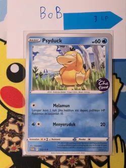 Pokemon TCG Indonesia Psyduck Chatime promo 352/S-P LP 3 - Image 1