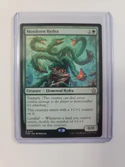 Mossborn Hydra Foundations #107 Regular Rare NM MTG - Image 1