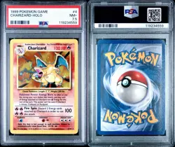 1999 Pokemon Base Set #4 Charizard Holo PSA 7.5 – Rare Mid-Grade - Image 2