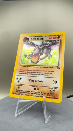 Aerodactyl 1/62 - Fossil Set - LP - Holo - Pokemon TCG - Vintage 1999 - Image 2