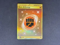 Pokemon Cards Basic Fighting Energy 258/198 Scarlet & Violet Hyper Rare NM - Image 1