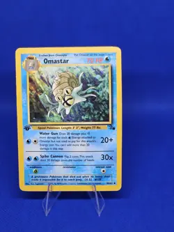Omastar - 1st Edition - 40/62 Fossil Set - Pokemon TCG - 1999 - Image 1
