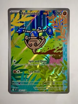 Hitmontop 240/217 Illustration Rare IR Holo Ascended Heroes Pokemon TCG Card - Image 1