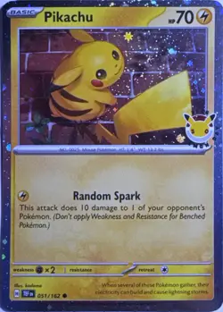 Pikachu 051/162 Promo 2026 Pokemon Day Near Mint - Image 1