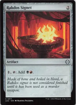 Rakdos Signet U Commander: The Lost Caverns of Ixalan 311 LP-NM - Image 1