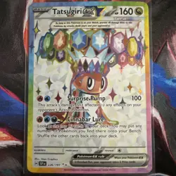 Pokemon TCG Tatsugiri EX Ultra Rare Card 226/191 Surging Sparks NM - Image 1