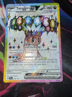 Pokemon TCG Tatsugiri EX Ultra Rare Card 226/191 Surging Sparks NM - Image 4