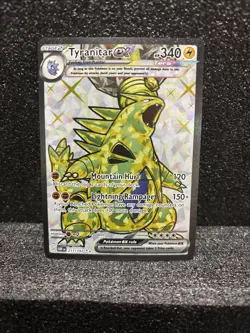 Tyranitar ex 211/197 Pokemon TCG - Obsidian Flames - Ultra Rare Full Art Holo NM - Image 1