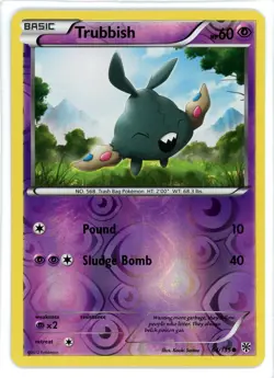 Trubbish Reverse Holo 64/135 Plasma Storm Pokemon Card - Image 1