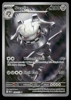 Pokemon Cards Steelix 150/132 Mega Evolution Illustration Rare NM *3 - Image 1