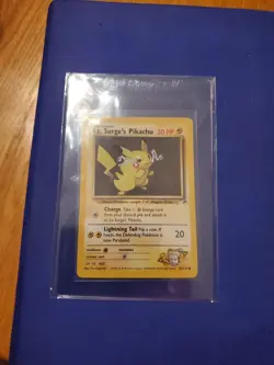 Pokemon TCG Lt. Surge's Pikachu Gym Heroes 81/132 Unlimited Common - Image 2