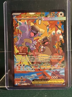 Pokemon TCG Mega Kangaskhan Ex Me01 182/132 Illustration Rare Full Art Holo Eng… - Image 1