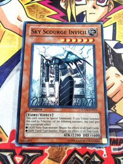 Sky Scourge Invicil fotb-en023 1st Edition (NM+) Super Rare Yu-Gi-Oh! - Image 1