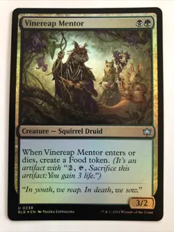 MTG Bloomburrow Vinereap Mentor Foil 0238 NM - Image 1