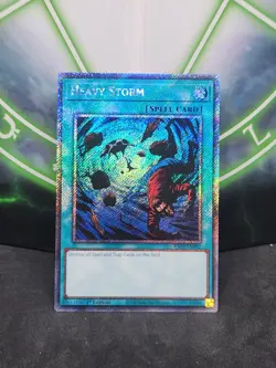 Yugioh Heavy Storm RA03-EN092 Platinum Secret Rare 1st Edition NM - Image 1