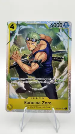 Roronoa Zoro SR OP15-113 ENGLISH ONE PIECE Card Adventure on KAMI’s Island OP15 - Image 1