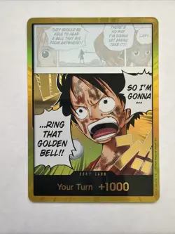 One Piece Gold DON!! OP15 Luffy Golden Bell - Adventure On Kamis Island ENGLISH - Image 1