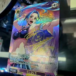 DIY Weiss Schwarz One Piece Nefertari Vivi SSP Holo NM TCG Signed Card Game - Image 4