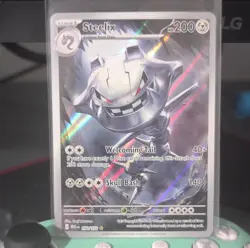 Steelix 150/132 Me01: Mega Evolution Illustration Rare Holo HP200 - Image 1