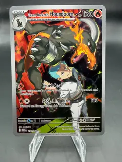 Team Rockets Houndoom IR 191/182 Scarlet and Violet Destined Rivals - Image 1