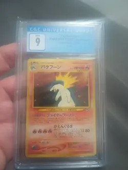 Typhlosion 157 CGC 9 Mint Neo Premium File 1999 Holo Pokemon Card CGC - Image 1
