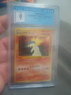 Typhlosion 157 CGC 9 Mint Neo Premium File 1999 Holo Pokemon Card CGC - Image 3