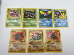 Pokemon Unlimited Fossil Lot ALL NEW 7 Cards - Image 1