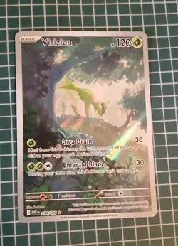 Virizion Illustration Rare SV: White Flare 095/086 NM English Pokemon Card - Image 1
