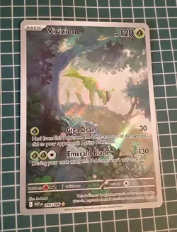 Virizion Illustration Rare SV: White Flare 095/086 NM English Pokemon Card - Image 2