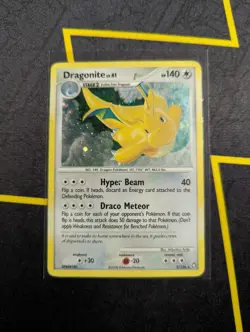 Dragonite DPBP180 Legends Awakenings Holo Promo Card Damaged - Image 1
