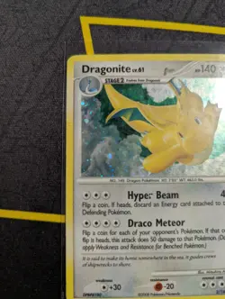 Dragonite DPBP180 Legends Awakenings Holo Promo Card Damaged - Image 4