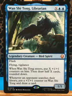 MTG - Wan Shi Tong, Librarian. Avatar: the Last Airbender. Mythic - Bird Spirit. - Image 1