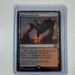Bloodstained Mire Modern Horizons 3 Land Rare Colorless 216 Bruce Brenneise WOTC - Image 1