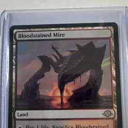 Bloodstained Mire Modern Horizons 3 Land Rare Colorless 216 Bruce Brenneise WOTC - Image 3