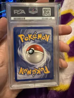 2004 POKEMON TEAM ROCKET RETURNS DARK AMPHAROS #2 HOLO PSA 9 - Image 2