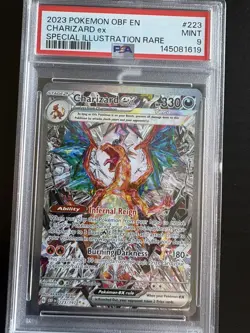 Pokemon TCG - Charizard ex Illustration Rare 223/197 - Obsidian Flames - PSA 9 - Image 1