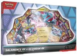 Pokemon Trading Card Game TCG Salamence & Reshiram Ex Premium Collection Box New - Image 1