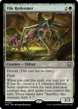 Vile Redeemer #251 | Near Mint | Modern Horizons 3 Commander Magic MTG - Image 1