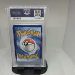 Team Rocket's Meowth 203/182 Illustration Rare Pokemon PSA 9 - Image 2