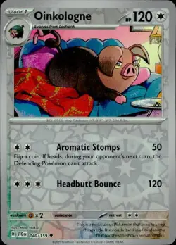 Oinkologne 140/159 Uncommon Journey Together Reverse Holo NM - Image 1