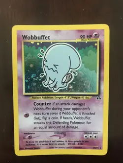 WOBBUFFET - 16/75 HOLO - Pokemon - NEO DISCOVERY - English - Near Mint - Image 1