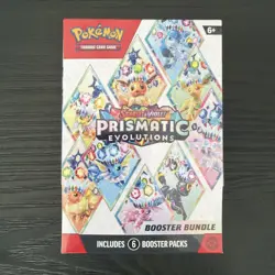 Pokemon TCG: S&V Prismatic Evolutions Booster Bundle (6pks) Factory Sealed - Image 1