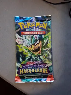 Pokemon TCG Twilight Masquerade Factory Sealed Booster Pack - Image 1