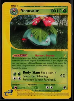 Venusaur 68/165 Rare Expedition Base Set Pokemon Heavily Played - Image 1
