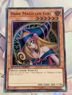 Dark Magician Girl STP1-EN002 Super Rare UNL Edition YuGiOh Card - Image 1