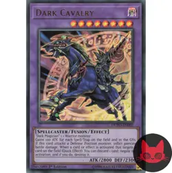 Yugioh Dark Cavalry DUPO-EN002 Ultra Rare 1st Edition NM - Image 1