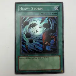 Yugioh Heavy Storm Super Rare 1st Edition MRD E142 Magic Card - Image 1