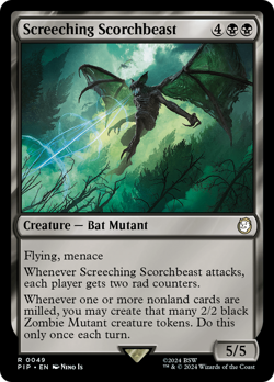 Screeching Scorchbeast #49 | Near Mint | Fallout Magic MTG - Image 1