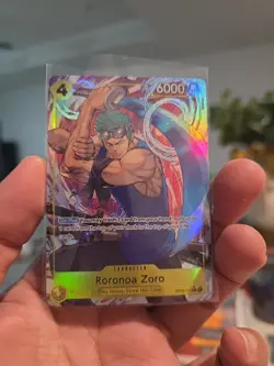 One Piece Card Game Roronoa Zoro OP15-113 SR Alt Art Adventure on KAMI's Island - Image 1